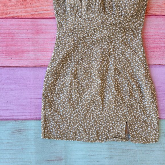 Princess Polly Olive Freya Floral Mini Dress 6 - Picture 9 of 11